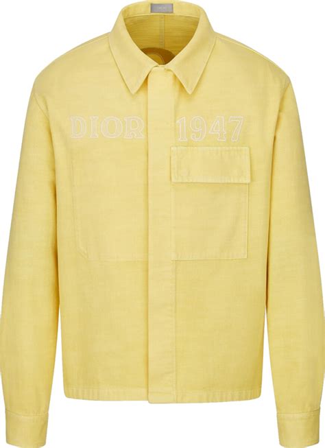 dior yellow shirt